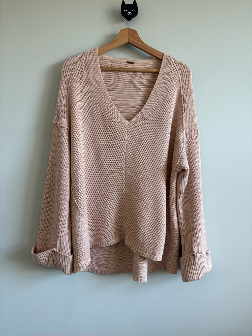 Free People La Brea V-Neck Sweater - Picture 2 of 8